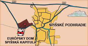 Mapa Spišskej Kapituly