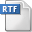 application/rtf icon